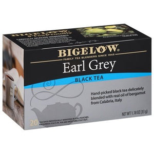 Bigelow Black Tea Earl Grey Tea Bags 6/20 Bag [UNFI #0190330] [ebt]