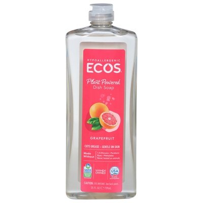 Ecos Dish Soap Grapefruit Plant Powered 6/25 OZ [UNFI #1023704] T