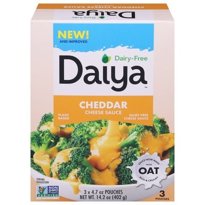 Daiya Cheese Sauce Dairy-Free Cheddar 8/14.2 OZ [UNFI #2086510] [ebt]