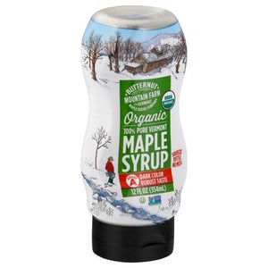 Butternut Mountain Farm Syrup Organic Maple 12/12 OZ [UNFI #1592633] [ebt]