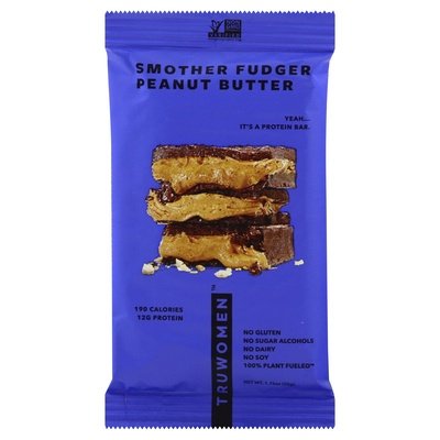Trubar Protein Bar Smother Fudger Peanut Butter 12/1.76 Z [UNFI #2662096] [ebt]