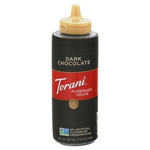 Torani Puremade Sauce Dark Chocolate 4/16.5 OZ [UNFI #2459949] [ebt] T