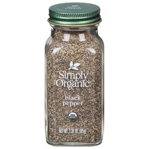 Simply Organic Black Pepper 6/2.31 OZ [UNFI #3004470] [ebt]