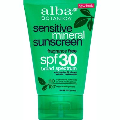 Alba Botanica Sunscreen Fragrance Free Broad Spectrum SPF 30 3 OZ [UNFI #2926533] T