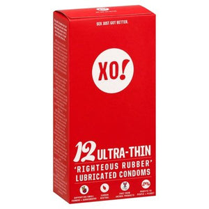 Xo! Condoms Ultra-Thin 8/12 CT [UNFI #2896413] T