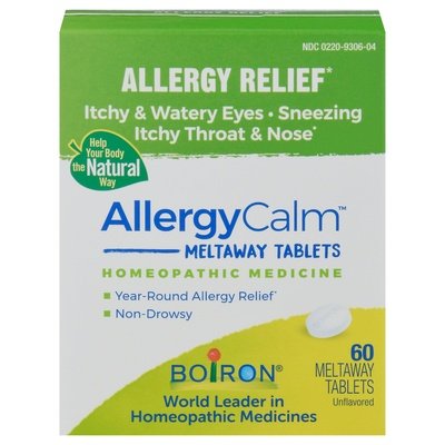 Boiron Allergy Relief Unflavored Meltaway Tablets 60 TAB [UNFI #2862076] T