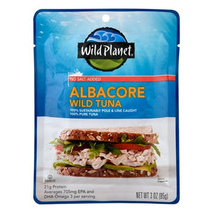 Wild Planet Wild Tuna No Salt Added Albacore 24/3 OZ [UNFI #2368991] [ebt]