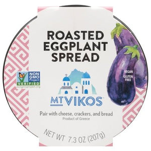 Mt Vikos Gourmet Spread Roasted Eggplant 6/7.3 OZ [UNFI #207639] [ebt]