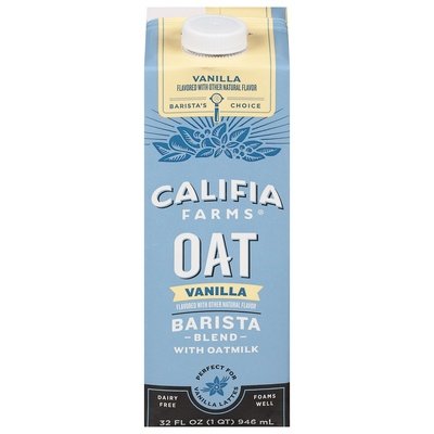 Califia Farms Barista Blend With Oatmilk Oat Vanilla 6/32 OZ [UNFI #2901247] [ebt] T