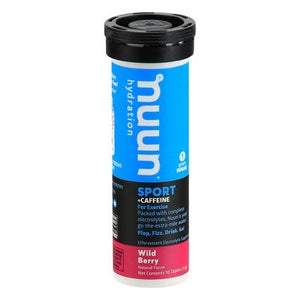 Nuun Sport + Caffeine Tablets Wild Berry 8/10 CT [UNFI #1791276] T