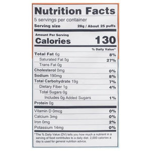 Lesser Evil Puffs Paleo Organic No Cheese Cheesiness 9/5 OZ [UNFI #2203362] [ebt]