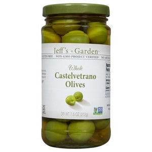 Jeffs Garden Castelvetrano Olives Whole 6/7.5 OZ [UNFI #1142751] [ebt]