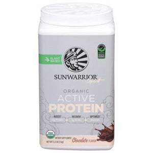 Sunwarrior Active Protein Organic Sport Chocolate Flavor 1/2.2 LB [UNFI #2936706] T
