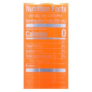 Zevia Soda Zero Sugar Orange 12/12 OZ [UNFI #2819241] [ebt] T