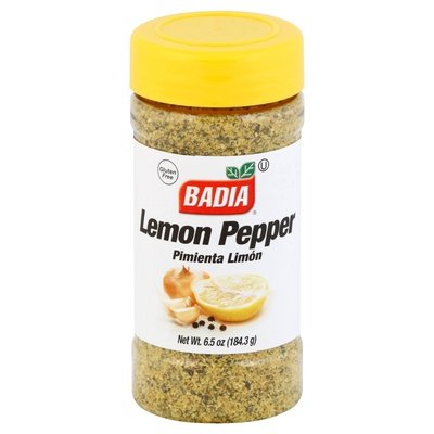 Badia Spices Lemon Pepper 6/6.5 OZ [UNFI #2252823] [ebt]