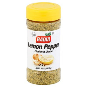 Badia Spices Lemon Pepper 6/6.5 OZ [UNFI #2252823] [ebt]