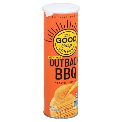The Good Crisp Company Potato Crisps Outback BBQ 8/5.6 OZ [UNFI #2520302] [ebt]