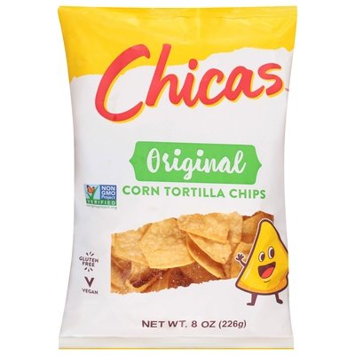 Chicas Tortilla Chips Original Corn 16/8 OZ [UNFI #2863496] [ebt]