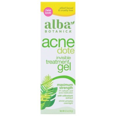 Alba Botanica Treatment Gel Invisible Maximum Strength 1/.5 OZ [UNFI #405076] T
