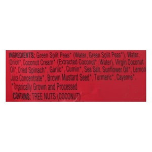 Maya Kaimal Everyday Dal Organic Green Split Pea Spinach & Coconut Mild 6/10 OZ [UNFI #2202950] [ebt]
