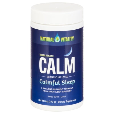 Natural Vitality Calmful Sleep Mixed Berry Flavor 6 OZ [UNFI #2340818] T