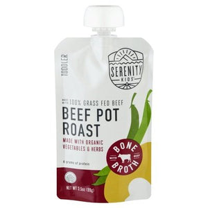 Serenity Kids Beef Pot Roast Toddler 6/3.5 OZ [UNFI #2634954] [ebt]