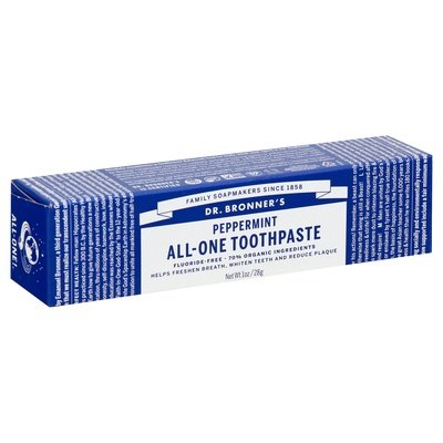 Dr Bronners Toothpaste All-One Peppermint 12/1 OZ [UNFI #2138378] T