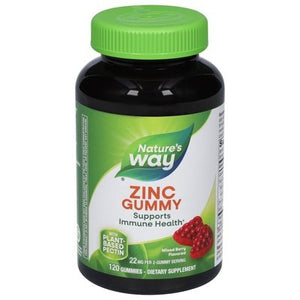 Natures Way Zinc Mixed Berry Flavored Gummies 120 CT [UNFI #2693604] T