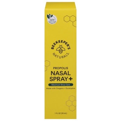 Beekeepers Naturals Nasal Spray+ Propolis 1/1 OZ [UNFI #2961399] T