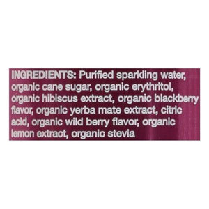 Clean Cause Yerba Mate Beverage Sparkling Blackberry 12/16 OZ [UNFI #2406767] [ebt]