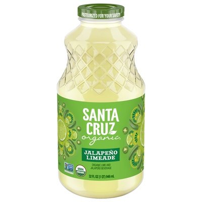 Santa Cruz Organic Beverage Jalapeno Limeade 6/32 OZ [UNFI #3040870] [ebt]