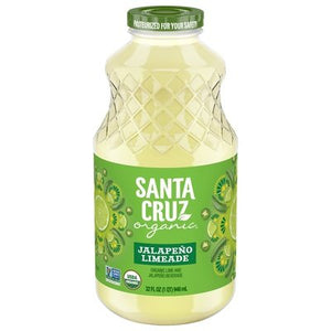 Santa Cruz Organic Beverage Jalapeno Limeade 6/32 OZ [UNFI #3040870] [ebt]