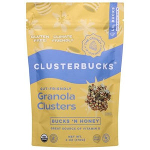 Clusterbucks Granola Cluster Bucks N Honey 6/6 OZ [UNFI #3020997] [ebt]