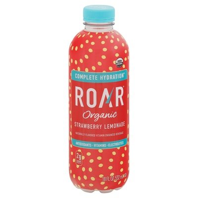 Roar Strawberry Lemonade Organic 12/18 OZ [UNFI #2912798] [ebt] T