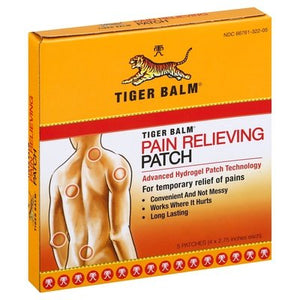 Tiger Balm Pain Relieving Patch 6/5 Ct [UNFI #0917880] T