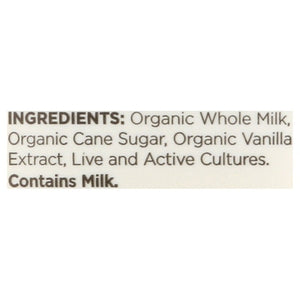 Maple Hill Creamery Yogurt Whole Milk Cream On Top Organic Vanilla 6/32 OZ [UNFI #1646405] [ebt]