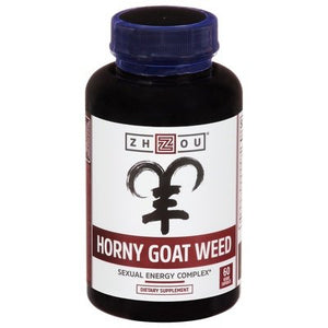 Zhou Horny Goat Weed Veggie Capsules 60 VCAP [UNFI #2363307] T