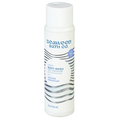 Seaweed Bath Co Body Wash Calm Vetiver Geranium 1/12 OZ [UNFI #2534949] T