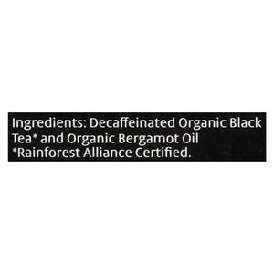 Choice Organics Black Tea Earl Grey Decaffeinated Bags 6/16 Bag [UNFI #0848796] [ebt]