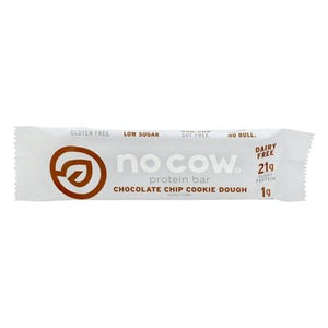 No Cow Protein Bar Chocolate Chip Cookie Dough 12/2.12 Z [UNFI #2540912] [ebt]