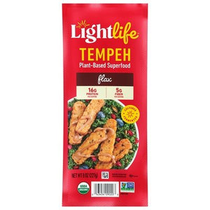 Lightlife Foods Tempeh Flax Plant-Based Superfood 12/8 OZ [UNFI #0457093] [ebt]