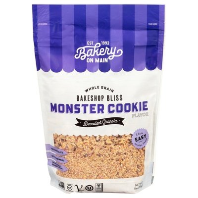 Bakery On Main Decadent Granola Whole Grain Monster Cookie Flavor 6/11 OZ [UNFI #2714798] [ebt]