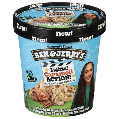 Ben & Jerrys Caramel Lights Action 8/Pint [UNFI  #2919256]