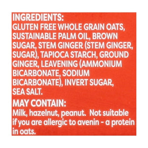 Nairns Oat Grahams Gluten Free Ginger 6/5.64 OZ [UNFI #2801074] [ebt]