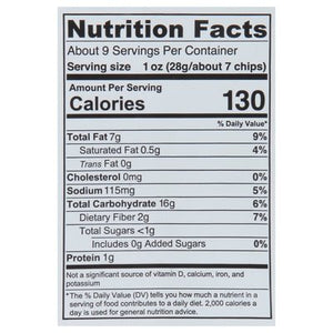 Zacks Mighty Tortilla Chips Organic Lime 9/9 OZ [UNFI #2873727] [ebt]