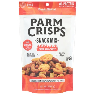Parm Crisps Snack Mix Screamin Hot 12/4 OZ [UNFI #2922425] [ebt]