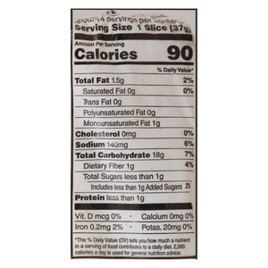 Rudis Gluten Free Bakery Sourdough GF 8/18 OZ [UNFI  #2720068]