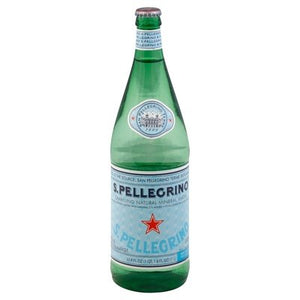 San Pellegrino Water Sparkling Natural Mineral 12/1 LTR [UNFI #105296] [ebt] T