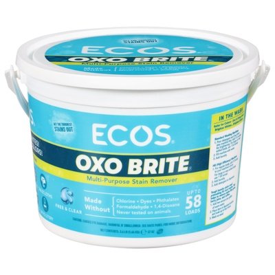 Ecos Stain Remover Multi-Purpose Free & Clear 6/3.6 Lb [UNFI #0188979] T