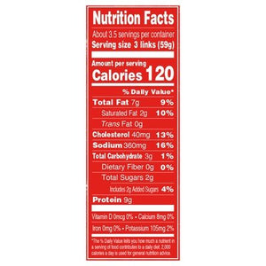 Af Chicken Apple Sausage 12/7 OZ [UNFI  #1225648]